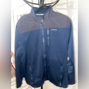 Blue and Black Orvis Zip Up Jacket XL